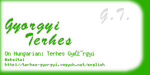 gyorgyi terhes business card